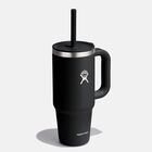 24oz All Around Travel Tumbler כוס שתיה עם ידית צד וקש